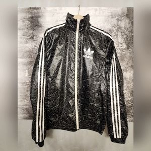 Vintage one of the kind reversible Adidas jacket.